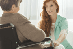 nurse caring patient