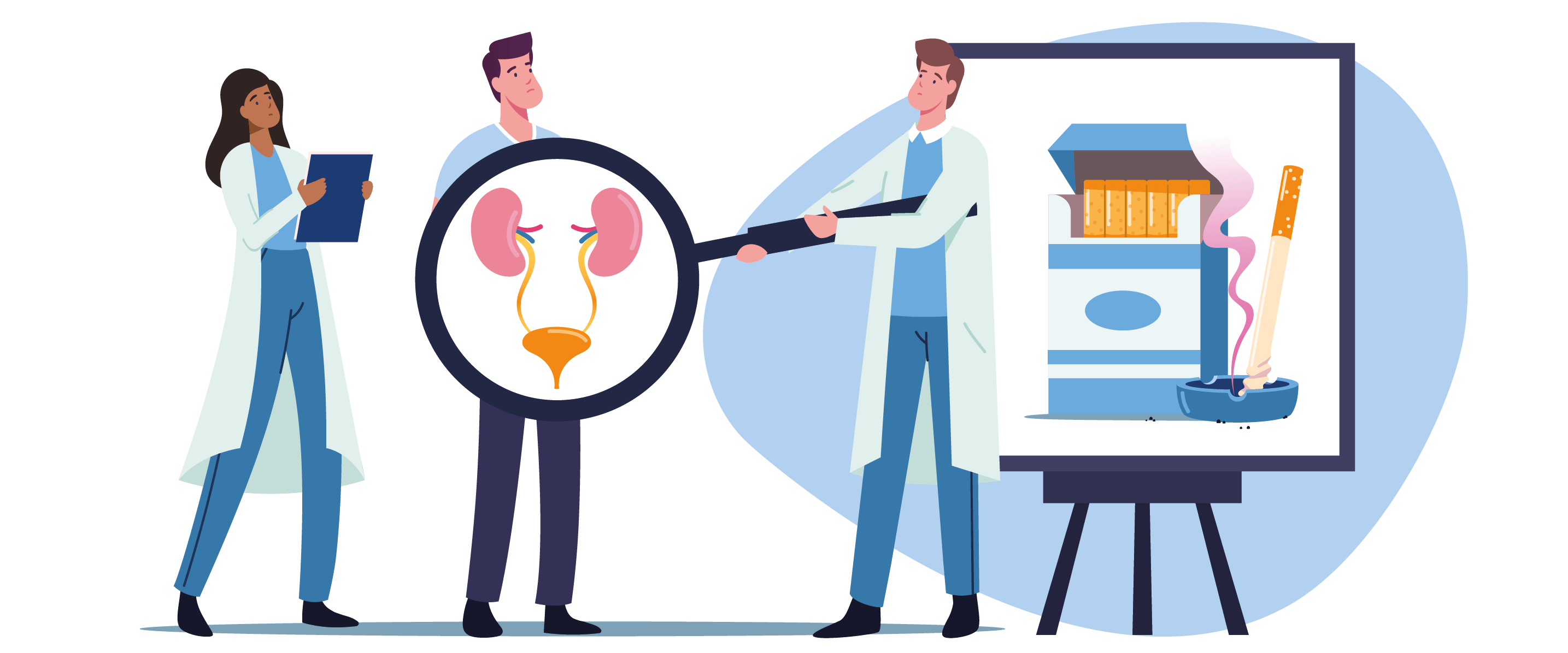 Smoking and urinary incontinence impact on overactive bladders